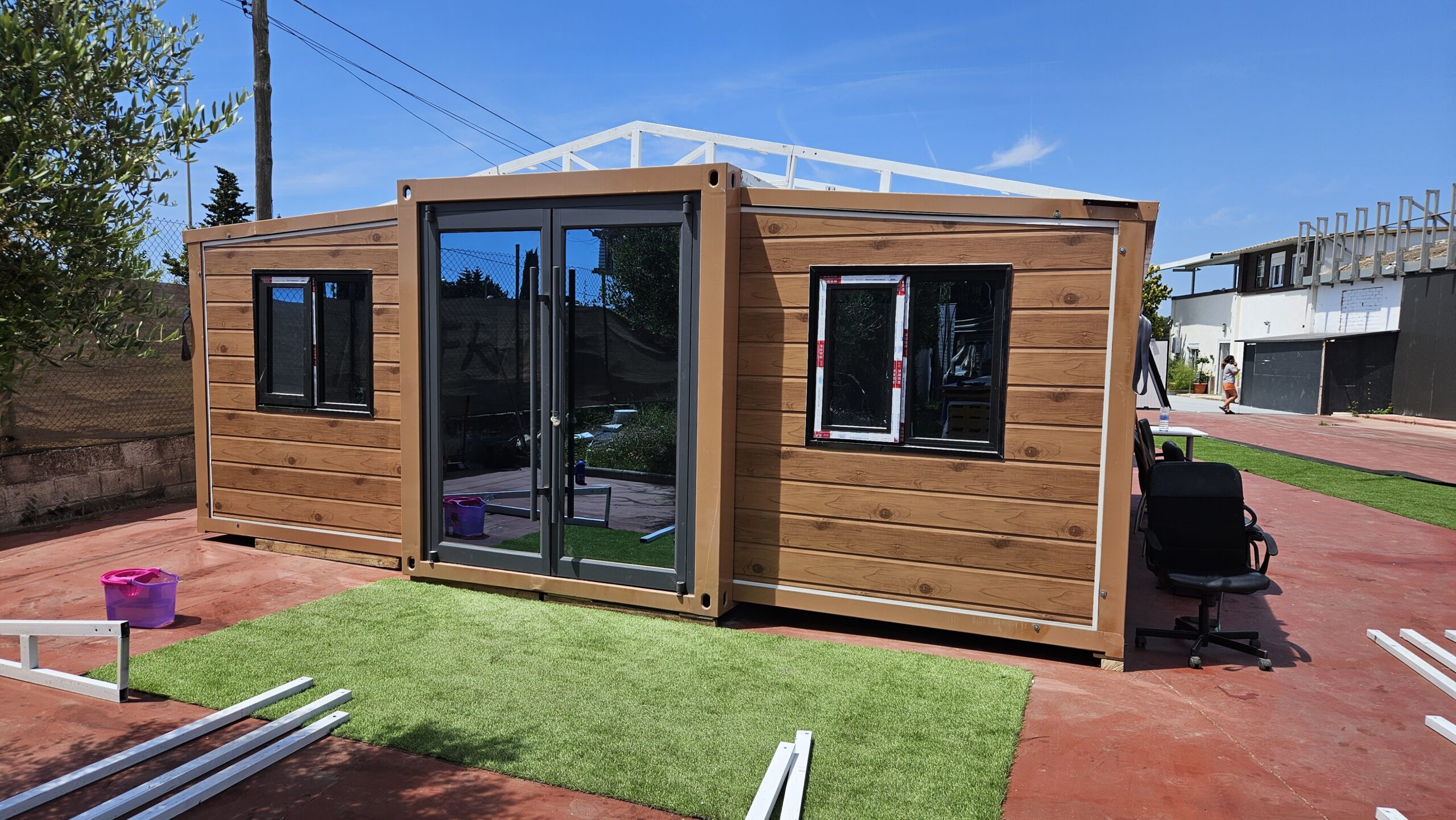 Módulo M37 Madera con puerta de cristal en stock - Imagen 5