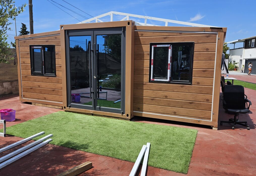 Módulo M37 Madera con puerta de cristal en stock