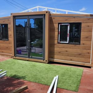 Módulo M37 Madera con puerta de cristal en stock